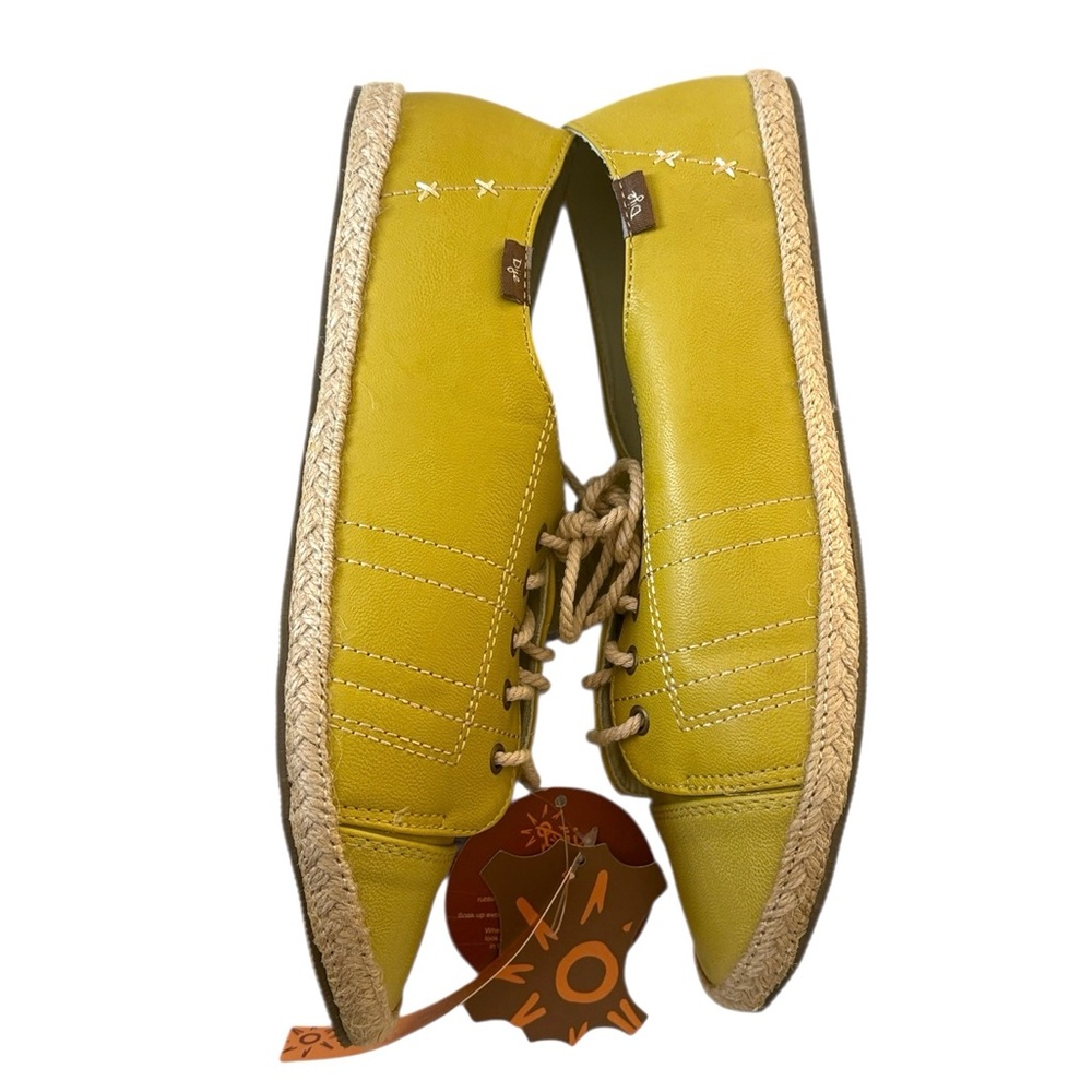 Dije California Princeton Lace-up Leather Shoes in yellow, 9.5/10 - Picture 4 of 7